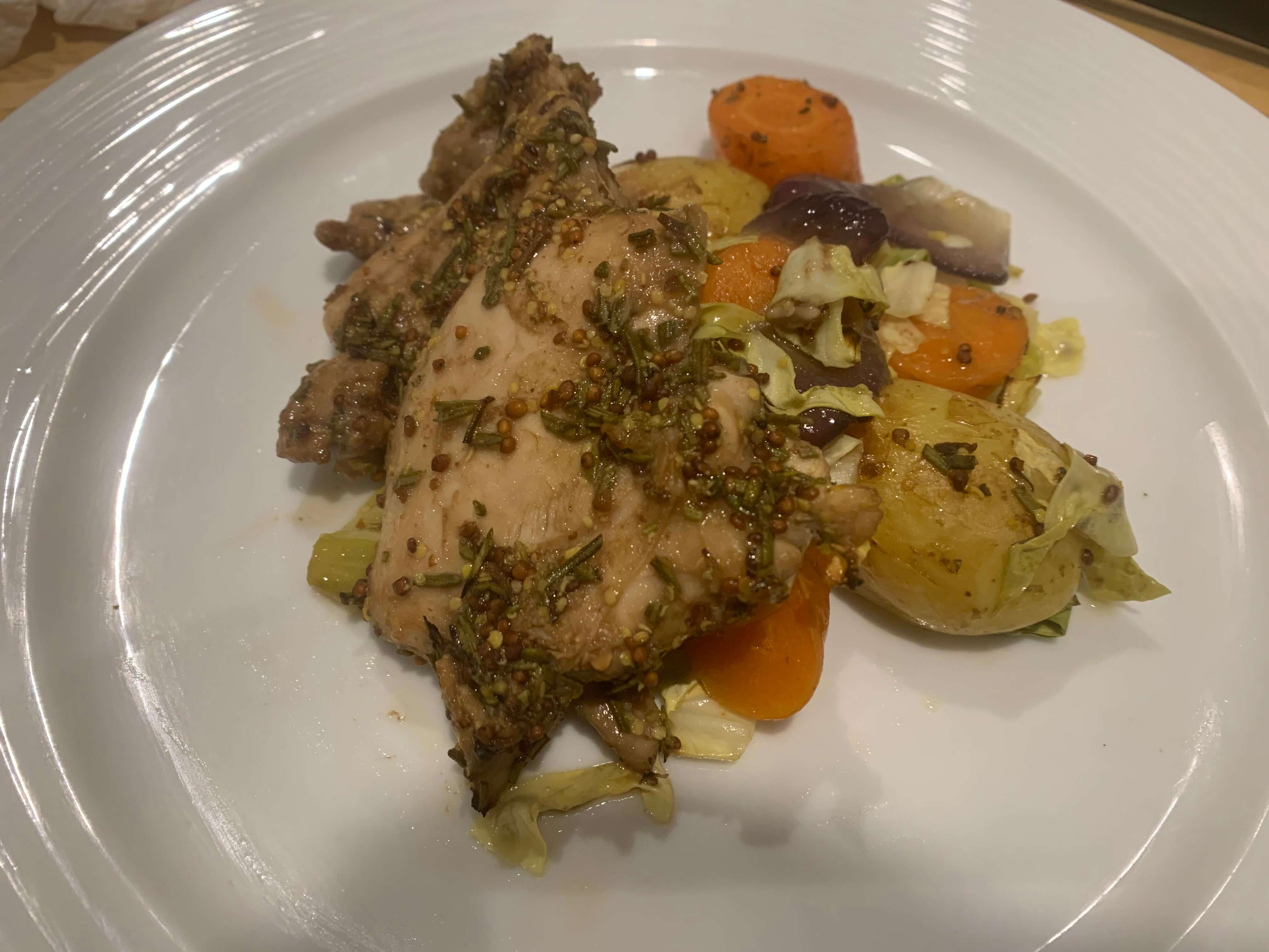 Honey & Balsamic Chicken with Roasted Vegetables